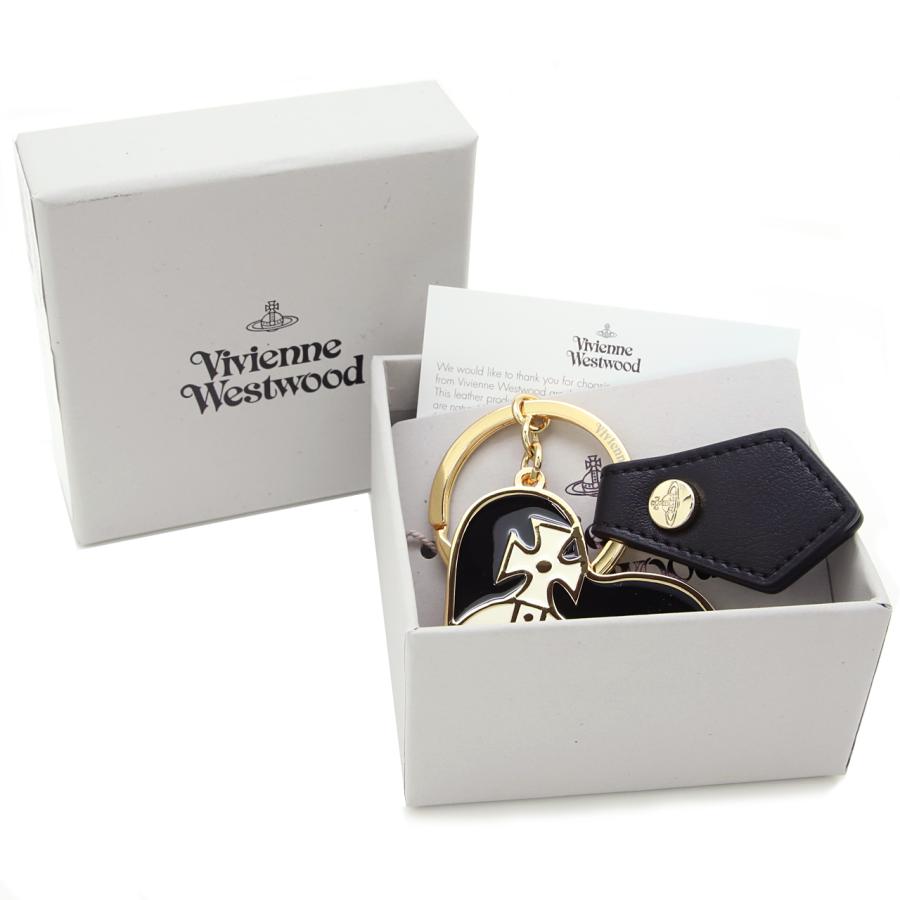 ヴィヴィアンウエストウッド オーヴ ハートキーホルダー キーリング 黒 Vivienne Westwood（ヴィヴィアンウエストウッド） キーリング オーブ