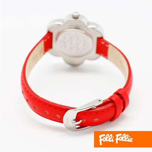 Folli Folli 時計　赤 Folli Follie フォリフォリ 腕時計 時計 WF5T079SPR レッド