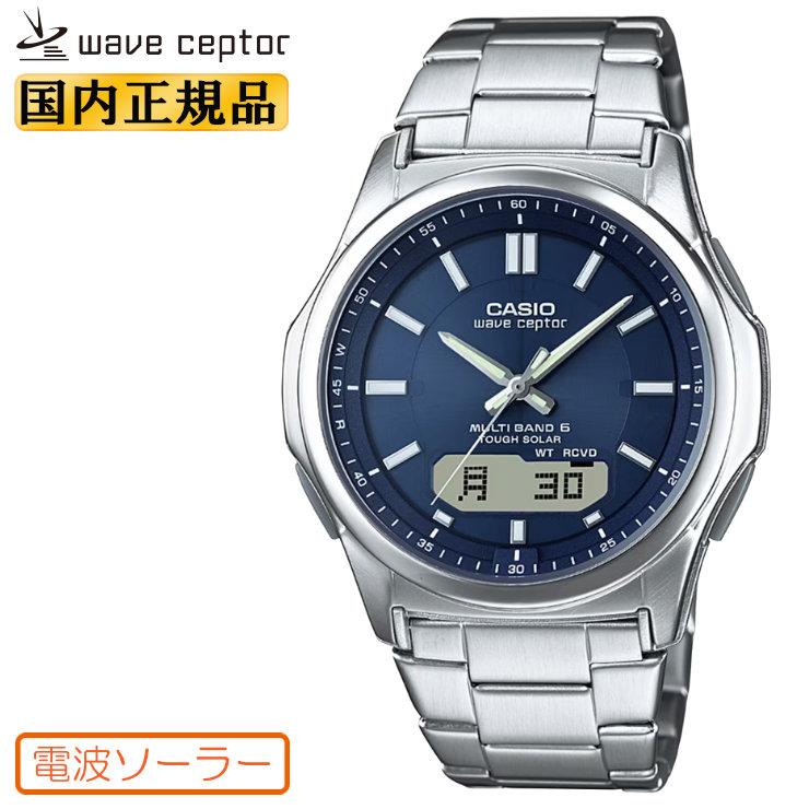wave ceptor カシオ 電波ソーラー WVA-M630D-2AJF ネイビーフェイス