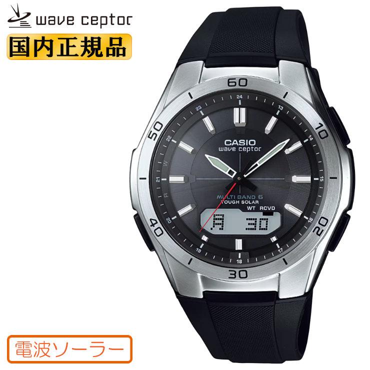 wave ceptor カシオ ソーラー 電波時計 WVA-M640-1AJF ブラック 