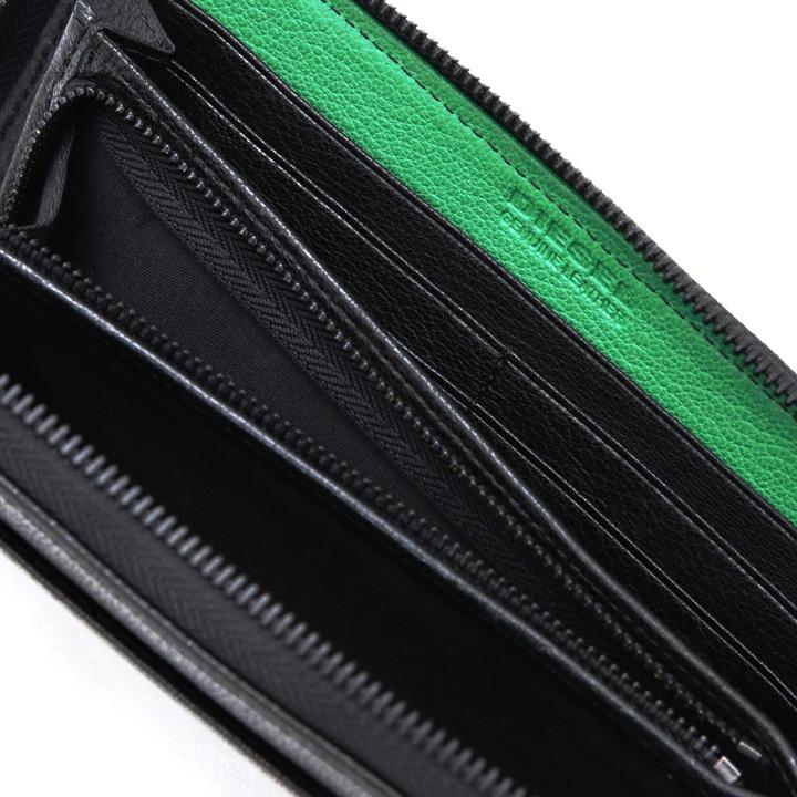 ディーゼル 長財布 Diesel 財布 メンズ ブラック グリーン レザー X P3043 H7580 X P3043 H7580 時計 ブランド専門店 アイゲット 通販 Yahoo ショッピング