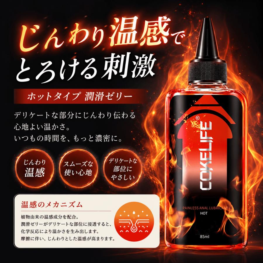 潤滑ジェル セット｜温感・清涼感・快適感 水溶性ローション 弱酸性PH