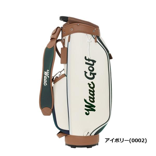 WAAC ワック ゴルフ キャディバッグ UNISEX Grainy Synthetic Leather
