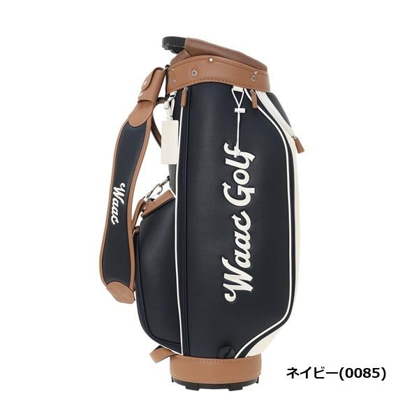 WAAC ワック ゴルフ キャディバッグ UNISEX Grainy Synthetic Leather