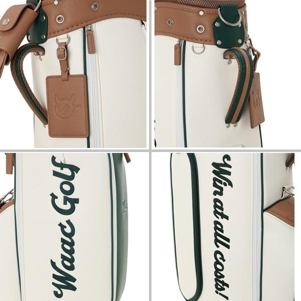 WAAC ワック ゴルフ キャディバッグ UNISEX Grainy Synthetic Leather