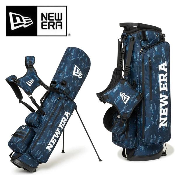 【ニューエラ】キャディバッグ　タイガーカモ NEW ERA（ニューエラ） ゴルフ キャディーバッグ スタンド式 ワード