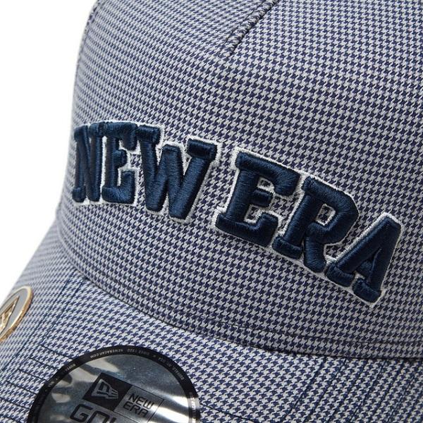 ニューエラ ゴルフ キャップ 9FORTY AFrame On Par Houndtooth ハウンズトゥース ネイビー NEW ERA