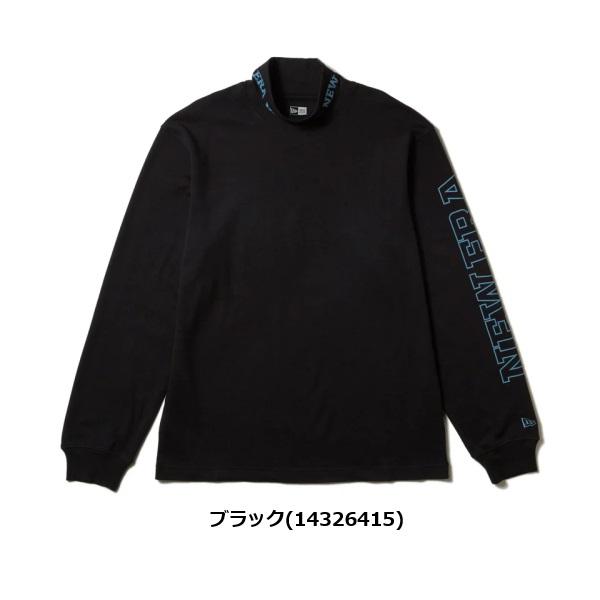 ニューエラ ゴルフ ハイカラー ウォーム Tシャツ Sleeve Logo NEW ERA ニューエラ ゴルフ 長袖 ハイカラー ウォーム Tシャツ