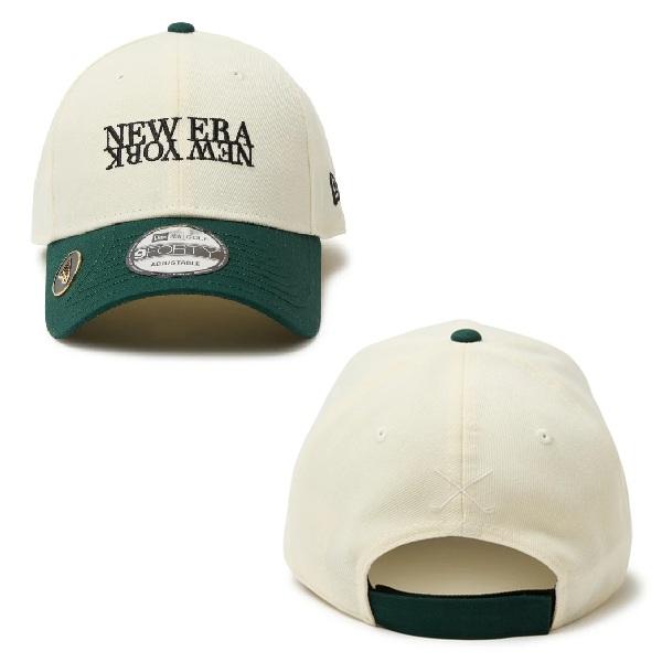 NEW ERA 9FORTY キャップ ホワイト/グリーン NEW ERA ニューエラ ゴルフ キャップ 9FORTY On Par New Era