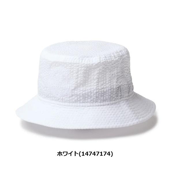NEW ERA（ニューエラ） ゴルフ ハット バケット01 Seersucker ホワイト