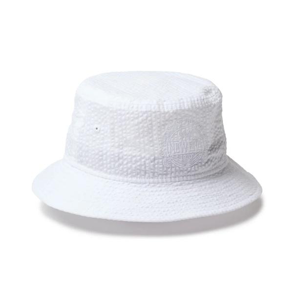 NO GOLF ×CLUB HAUSバケットハット ホワイト NEW ERA（ニューエラ） ゴルフ ハット バケット01 Seersucker ホワイト
