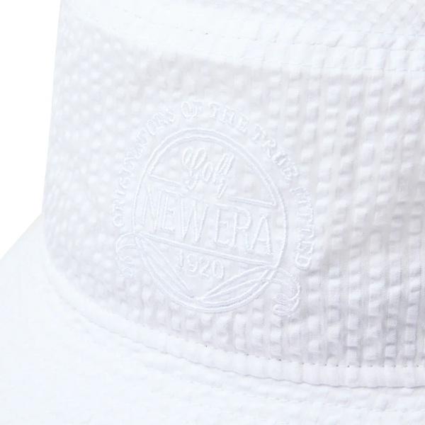 NEW ERA（ニューエラ） ゴルフ ハット バケット01 Seersucker ホワイト
