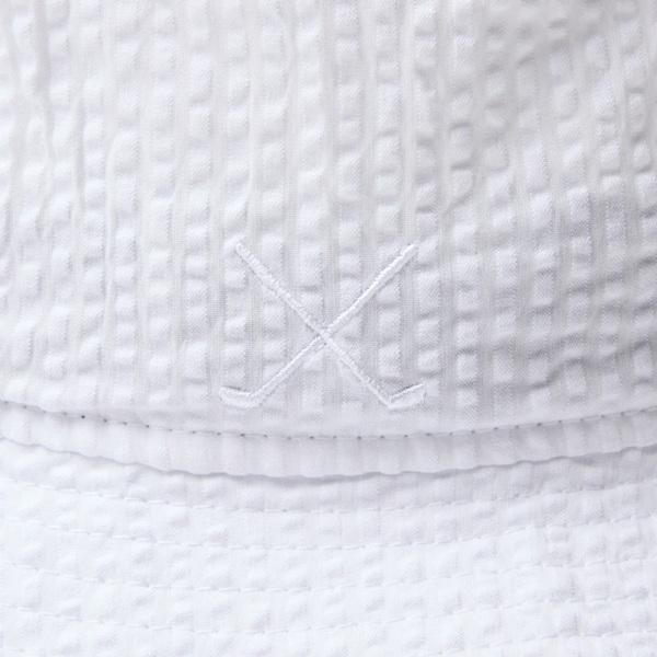 NEW ERA（ニューエラ） ゴルフ ハット バケット01 Seersucker ホワイト