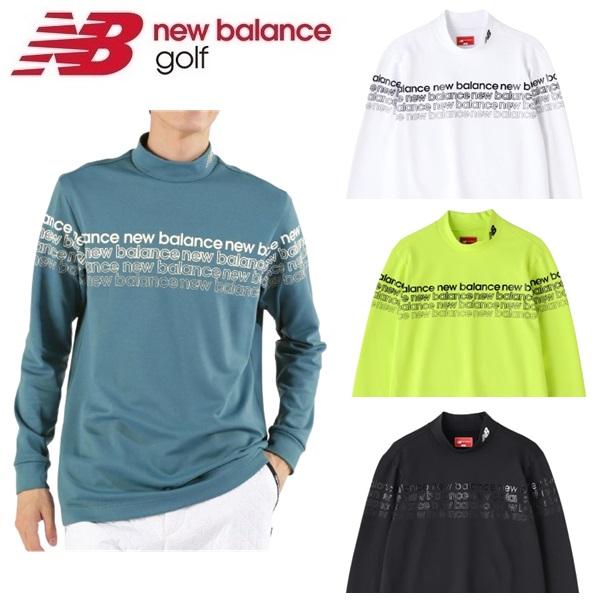 【未使用 タグ付き】ニューバランスゴルフ モックネック トップス 白 長袖 New Balance Golf ニューバランス ゴルフ メンズ 長袖 モック