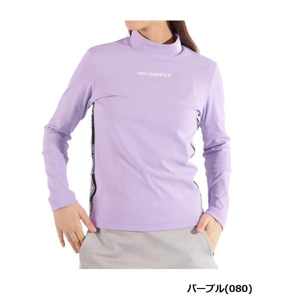ニューバランスゴルフ 秋冬用 モックネック ウェア パープル 総柄 サイズ5 New Balance Golf（ニューバランスゴルフ） ニューバランス ゴルフ