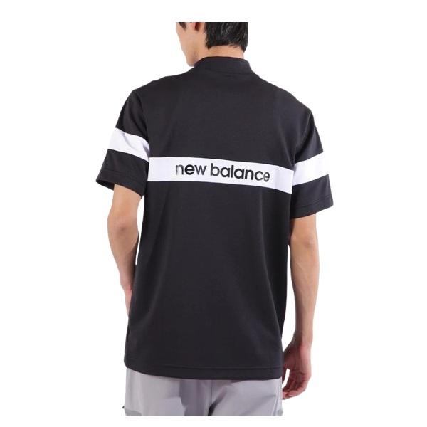 ニューバランス ゴルフ メンズ 配色ラインロゴ 半袖 モックネック プルオーバー New Balance Golf 012-5166002 2025年春夏モデル New Balance Golf（ニューバランスゴルフ） ニューバランス ゴルフ