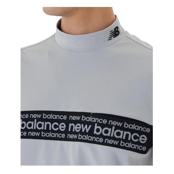 ニューバランス ゴルフ メンズ シャツ 保形性 ストレッチ 長袖 モックネック プルオーバー New Balance Golf 012-5267002 2025年秋冬モデル_10