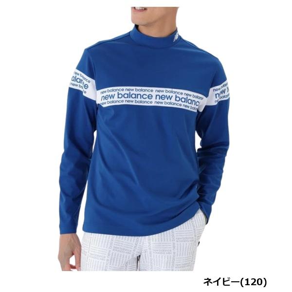ニューバランス ゴルフ メンズ シャツ 保形性 ストレッチ 長袖 モックネック プルオーバー New Balance Golf 012-5267002 2025年秋冬モデル_4