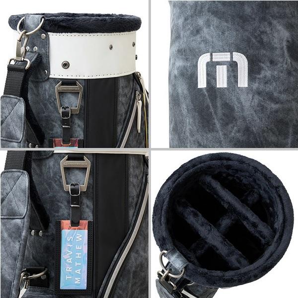 美品！希少！！TravisMathew(トラヴィスマシュー)　キャディバッグ TRAVISMATHEW トラヴィスマシュー キャディバッグ PU MOTIF カート