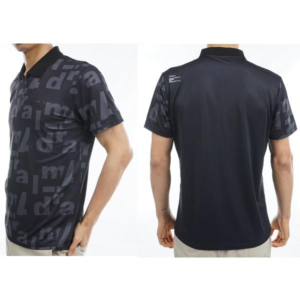 アドミラル　トーナルロゴハーフZIP ハイテンションポロシャツ ADMA352 Admiral Golf アドミラル ゴルフ メンズ トーナルロゴ ハーフ