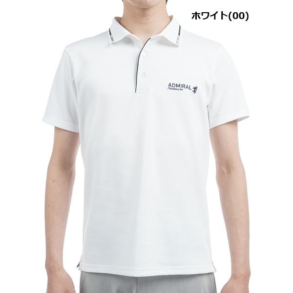 Admiral - 【新品】Admiral／アドミラル ゴルフ カラタッチワンポイントポロシャツ M Admiral Golf アドミラル ゴルフ メンズ カラタッチ 台襟付き