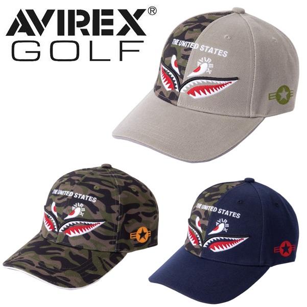 AVIREX（アヴィレックス） ゴルフ シャークマウス キャップ メンズ