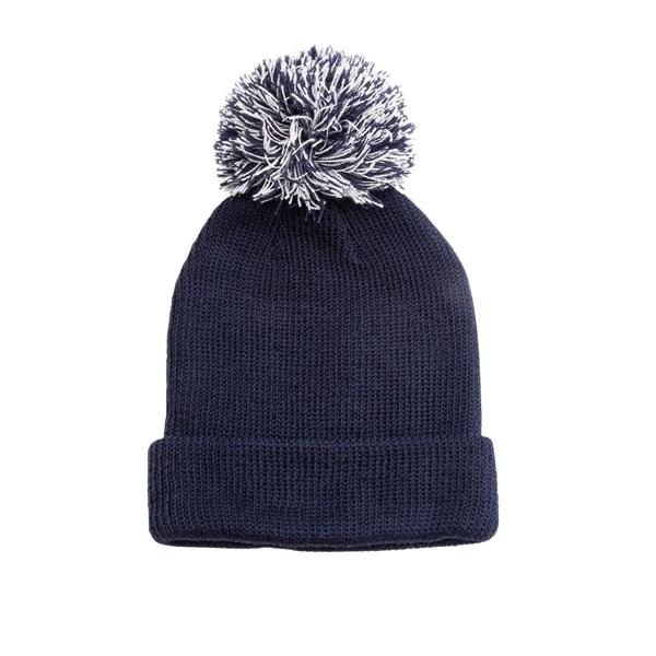 Callaway（キャロウェイ） ゴルフ ニット帽 梵天付きリブ編み