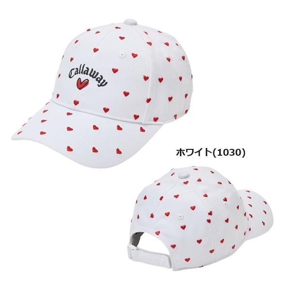 キャロウェイゴルフ　レッドレーベル　薔薇柄　ラインストーン付き　ゴルフキャップ Callaway キャロウェイ ゴルフ キャップ ラブキャロウェイ