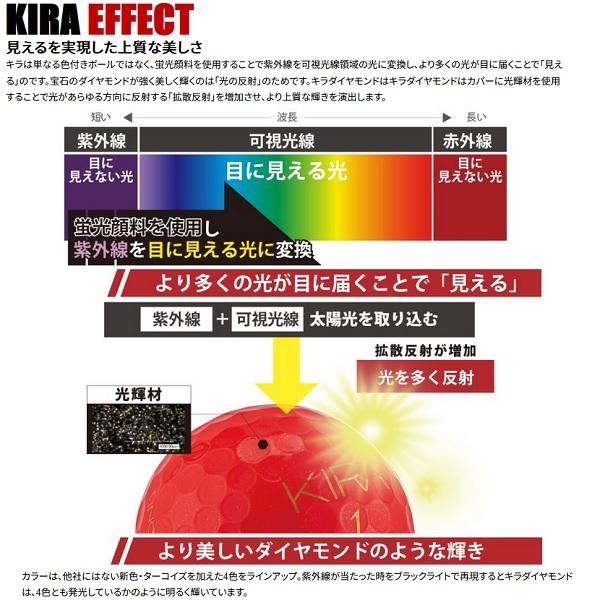 kasco キャスコ ゴルフボール KIRA DIAMOND2 ハート スター 1ダース 12 