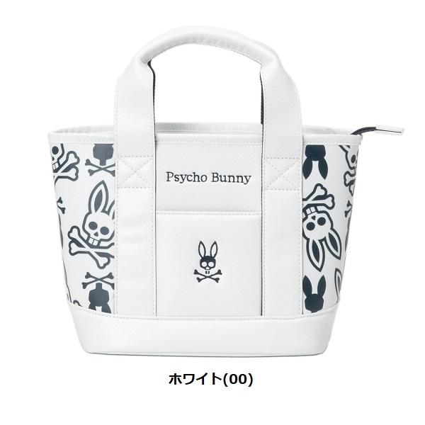 Psycho Bunny キャディバッグ ラウンドバックヘッドカバー白黒ウサギ柄 Psycho Bunny キャディバッグ ラウンドバックヘッドカバー白黒
