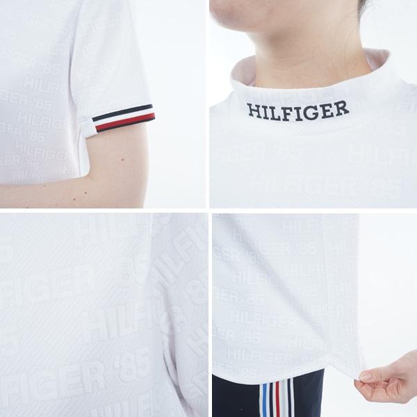 トミーヒルフィガー ゴルフ レディース エンボスロゴジャカード 半袖モックシャツ TOMMY HILFIGER GOLF THLA411 2024年春夏モデル｜ignet2018｜11