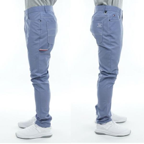 トミーヒルフィガー ゴルフ メンズ シャンブレー テーパードパンツ   GOLF THMA307 【2023年春夏モデル】 TOMMY HILFIGER GOLF（トミー ヒルフィガー ゴルフ） トミー