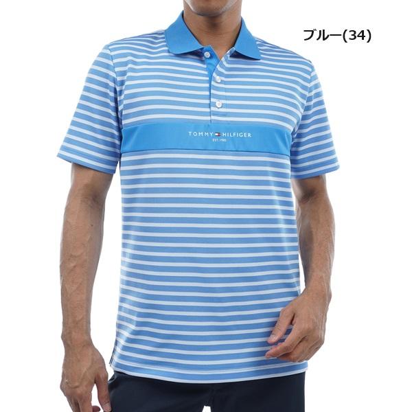 トミーヒルフィガー ゴルフ メンズ エッセンシャル 半袖シャツ   GOLF THMA422 2024年春夏モデル TOMMY HILFIGER GOLF（トミー ヒルフィガー ゴルフ） トミー