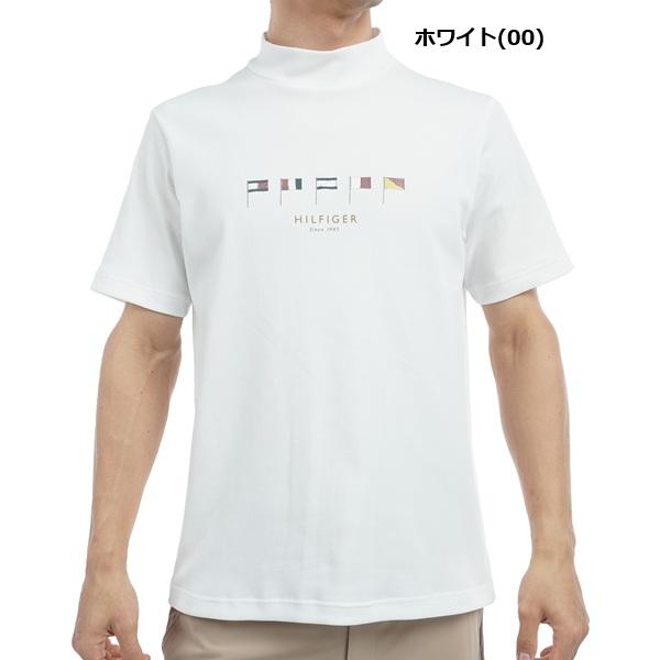 トミーヒルフィガーゴルフ   GOLF ゴルフウェア 半袖シャツ メンズ マルチフラッグ 半袖モックネックシャツ THMA503 【2025年春夏モデル】 TOMMY HILFIGER GOLF（トミー ヒルフィガー ゴルフ） トミー