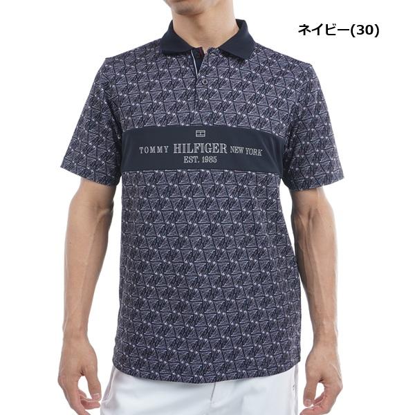 極美品 トミーヒルフィガーゴルフ 2025年 半袖ゴルフポロシャツ LL 速乾 TOMMY HILFIGER GOLF（トミー ヒルフィガー ゴルフ） トミー