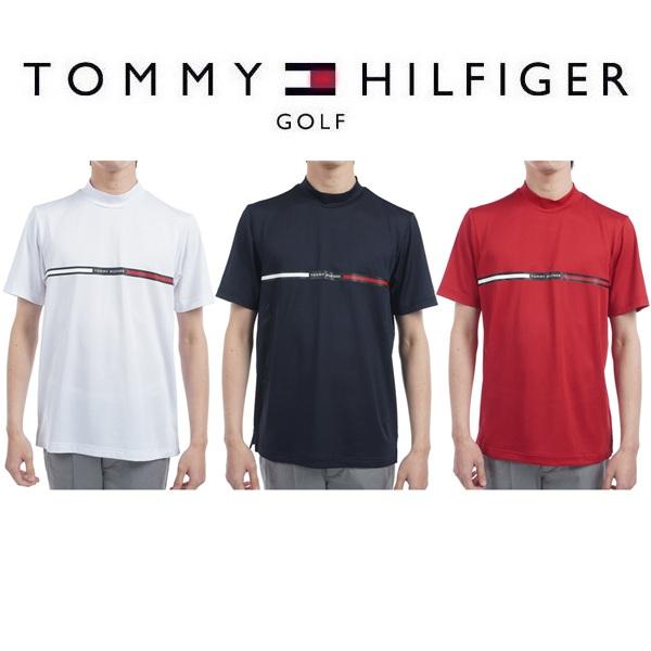 ゴルフウェア　トミー ヒルフィガー ゴルフ メンズ グラフィック 半袖 モックネックシャツ THMA527 [2025年春夏モデル] TOMMY HILFIGER GOLF（トミー ヒルフィガー ゴルフ） トミー