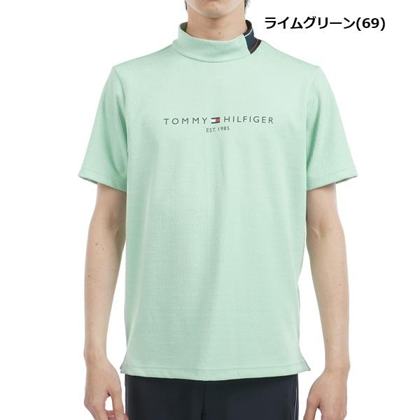 トミーヒルフィガーゴルフ 半袖 モックネック ウェア ラベンダー LLサイズ TOMMY HILFIGER トミーヒルフィガー ハイブリッド モックネック