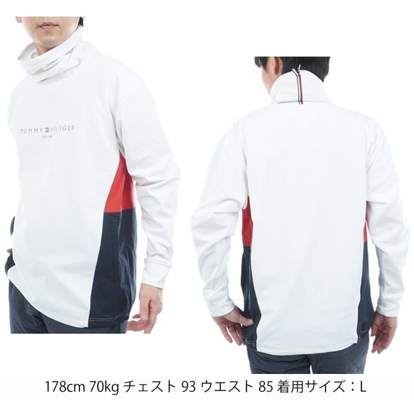 トミーヒルフィガー ゴルフ メンズ ネックウォーマー付 スウェットTOMMY HILFIGER  THMA583 2025年秋冬モデル | TOMMY HILFIGER GOLF | 04