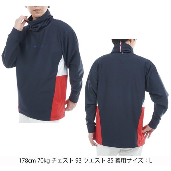 トミーヒルフィガー ゴルフ メンズ ネックウォーマー付 スウェットTOMMY HILFIGER  THMA583 2025年秋冬モデル | TOMMY HILFIGER GOLF | 05