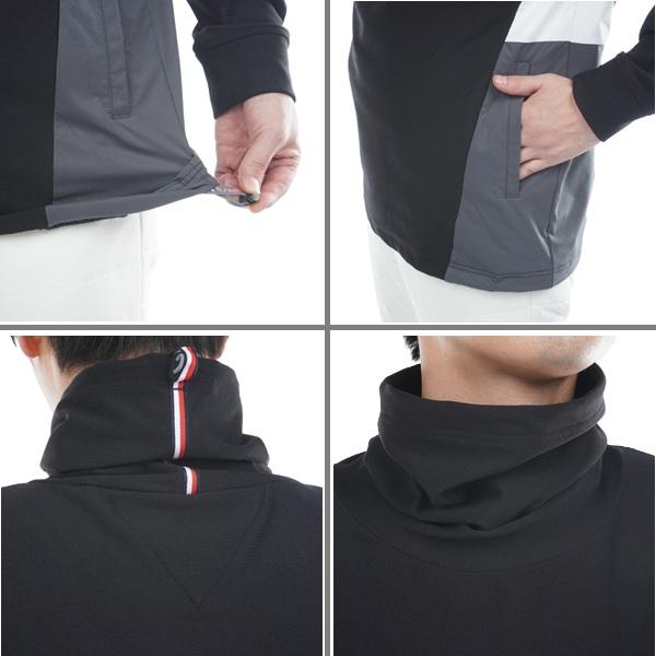 トミーヒルフィガー ゴルフ メンズ ネックウォーマー付 スウェットTOMMY HILFIGER  THMA583 2025年秋冬モデル | TOMMY HILFIGER GOLF | 08