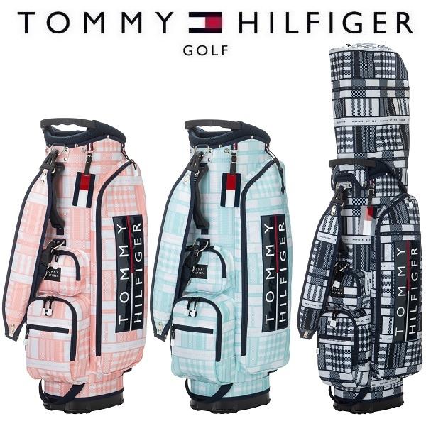 トミー ヒルフィガー ゴルフ キャディバッグ シーズナルチェック TOMMY