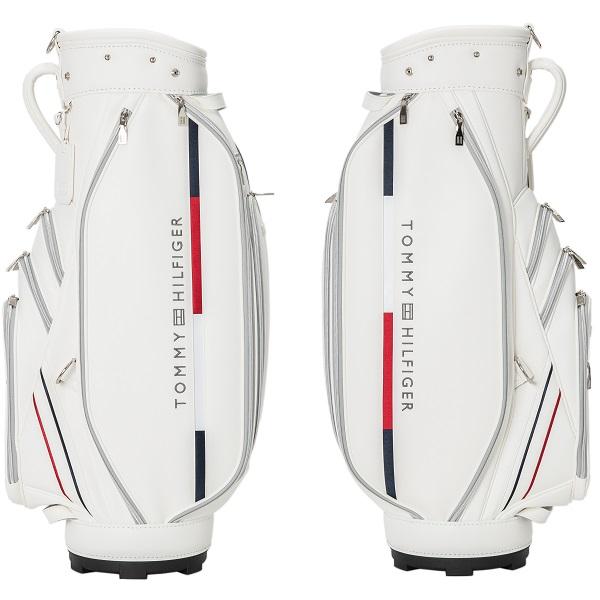 新品 トミーヒルフィガー キャディバッグ thmg5fcb ホワイト TOMMY HILFIGER GOLF（トミー ヒルフィガー ゴルフ） トミー
