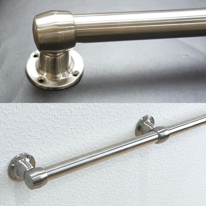 ステンレスブラケット　通と止セット 丸パイプ 固定金具 ステンレス スィート ブラケット 止/19mm パイプが