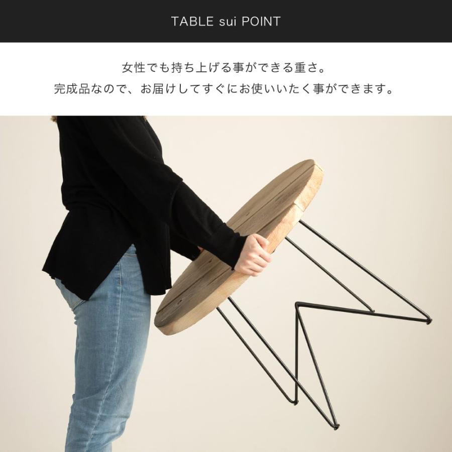 友安製作所 円卓 テーブル 円形 丸 アイアン おしゃれ ラウンド 幅60cm