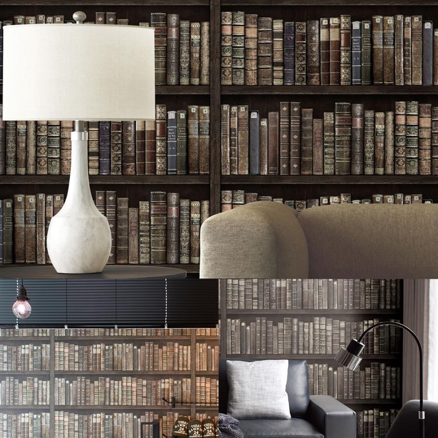 友安製作所 壁紙 本棚 張り替え 自分で クロス diy おしゃれ 輸入壁紙