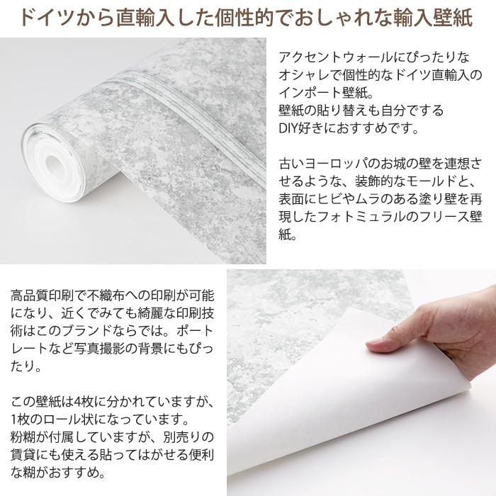 壁紙 アンティーク 張り替え 自分で クロス diy おしゃれ 輸入壁紙 Patina Panels パティーナパネル R4-044 フリース製 C-F-1_2