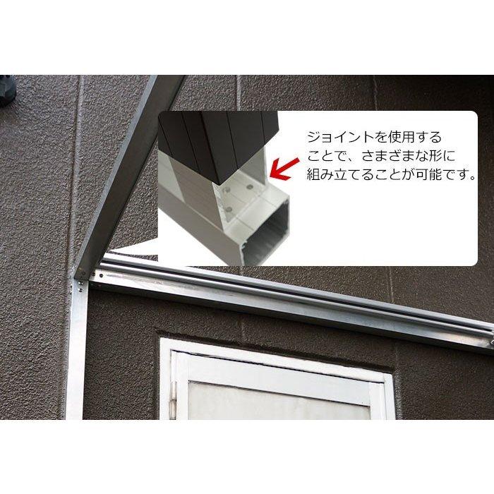 角パイプ アルミ DIY アルミ角パイプ 50×50mm 黒 白 ブラック 規格