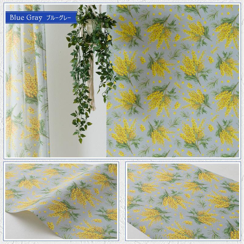 壁紙 花柄 ミモザ おしゃれ 輸入壁紙 mimosa 幅68cm×10m 巻き1本 
