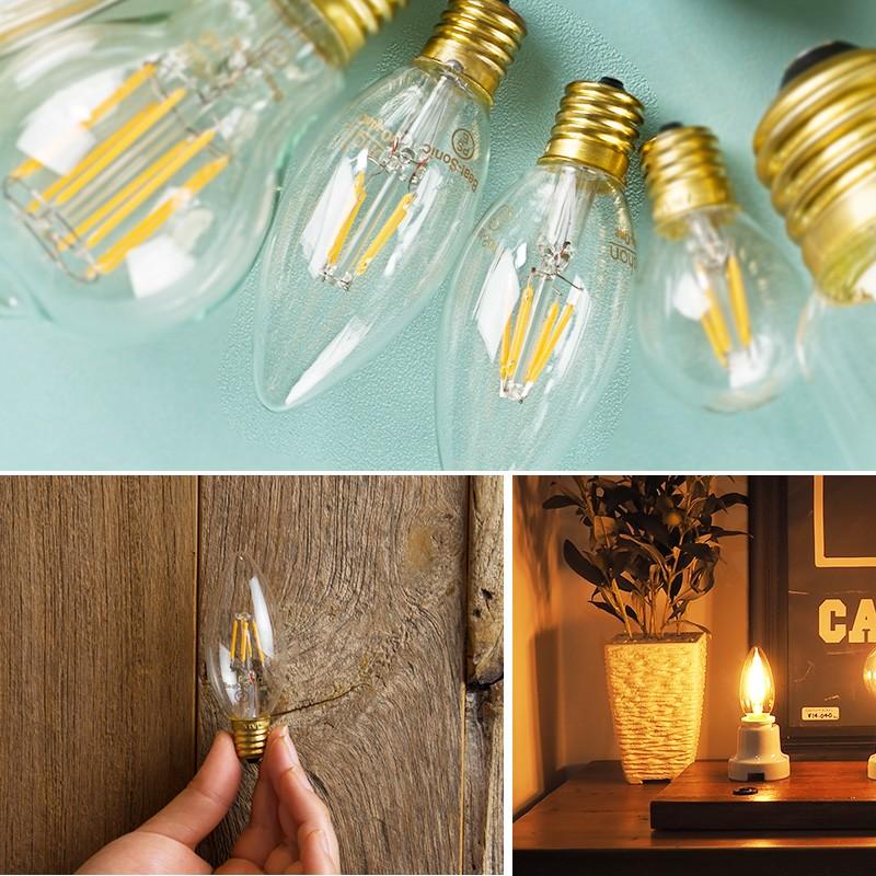 Led電球 ライト E17 25w 電球色 吊り下げ おしゃれ かわいい レトロ クリア 北欧 ヴィンテージ Onlyone シャンデリア ショートフィラメント Csz Onl010 Diy 壁床窓インテリア内装イゴコチ 通販 Yahoo ショッピング