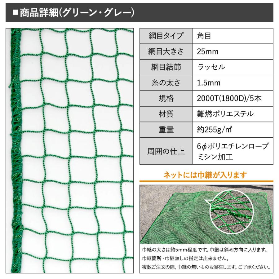 防犯ネット 盗難防止 ネット 防炎 NET30 幅401〜500cm 丈401〜500cm JQ｜igogochi｜08